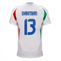 Italien Matteo Darmian #13 Replika Bortatröja EM 2024 Kortärmad